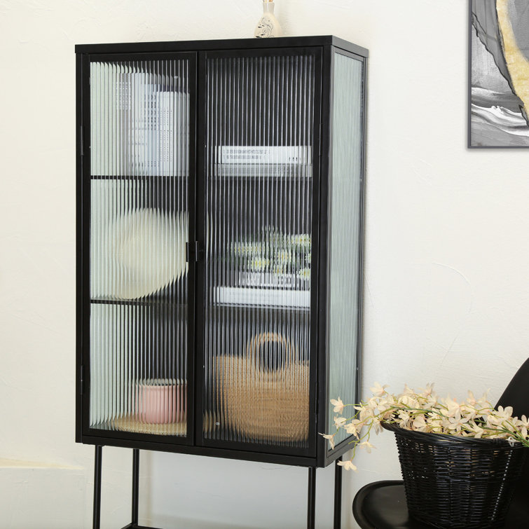 Latitude Run® Fluted Glass Storage Wayfair Canada